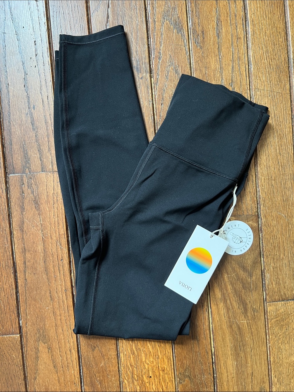 Vuori Black All The Feels Leggings Size XS Regular Length New With Tags NWT